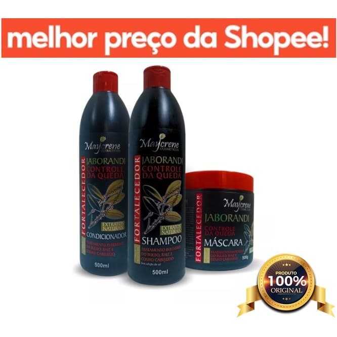 Kit Shampoo Anti Queda + Condicionador e Mascara Kit Capilar  Para Tratar a Queda dos Cabelos Top