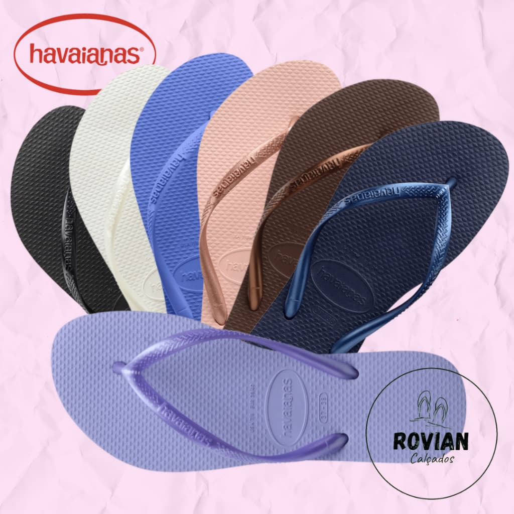 Chinelo Sandália Havaianas Slim ( Original )