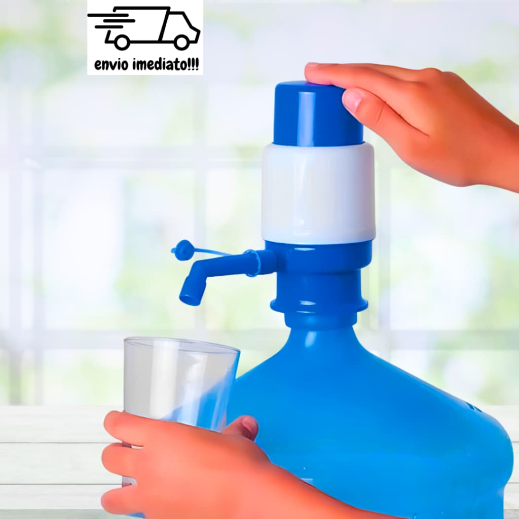 Bomba Manual Para Galão e Garrafão de Água De 10 Litros E De 20 Litros