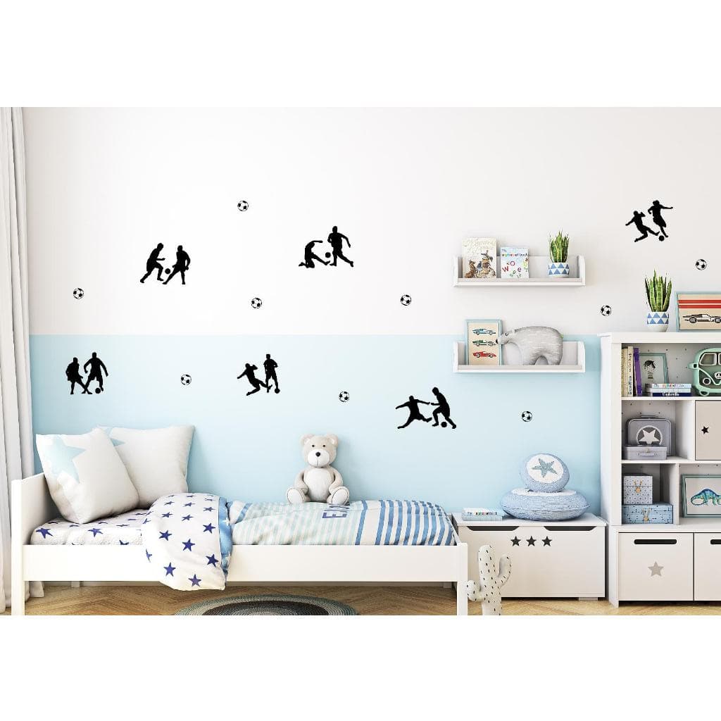Adesivo de Parede Infantil Futebol ⚽ | Decoração Criativa para Quartos