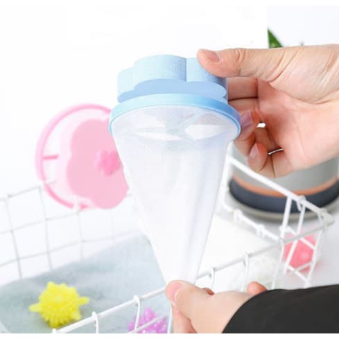 3 Peças Coletor De Pelos Fiapo Reutilizável Máquina De Lavar Roupa