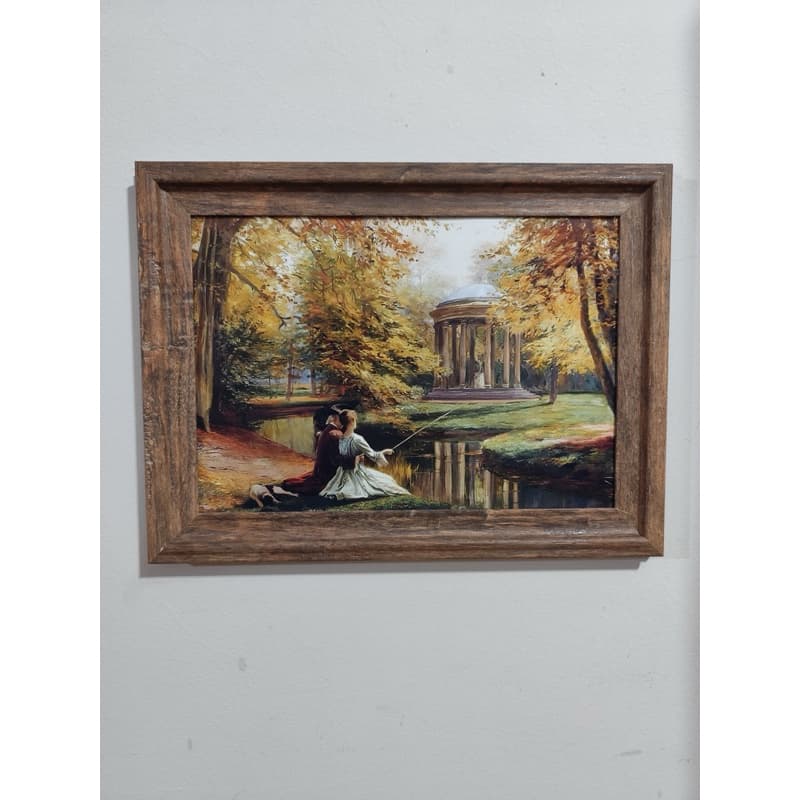 Quadro arte/pintura clássica - Jules Girardet - The Temple of Love at the Petit Trianon