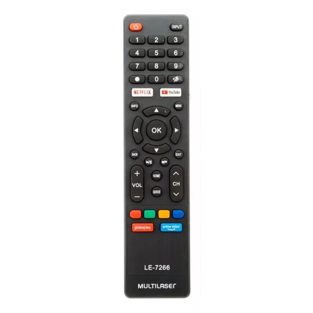 Controle Para Smart Tv Multilaser FBG 9143 LE 7266  SKY 9140 VCA 8288 TL 020 TL 024 TL 032 TL 043