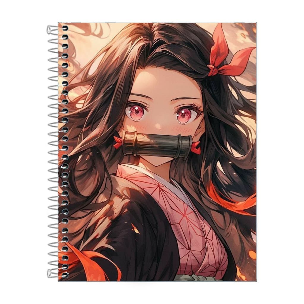 Caderno Nezuko Escolar 1,10 ou 20 matérias