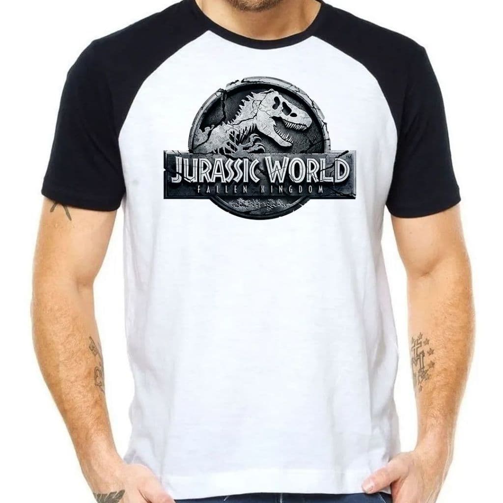 Camiseta Jurassic World UNISSEX 100% poliéster