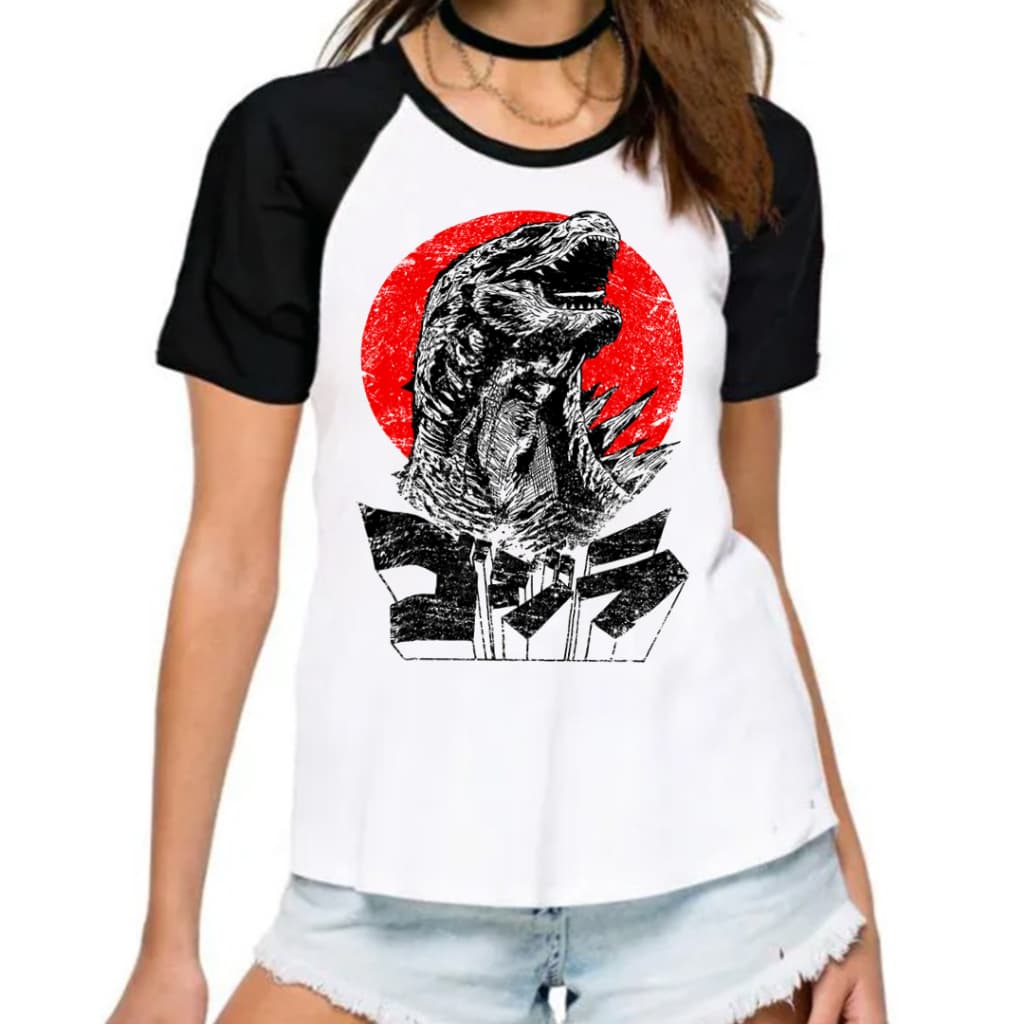 Camiseta Godzilla UNISSEX 100% poliéster