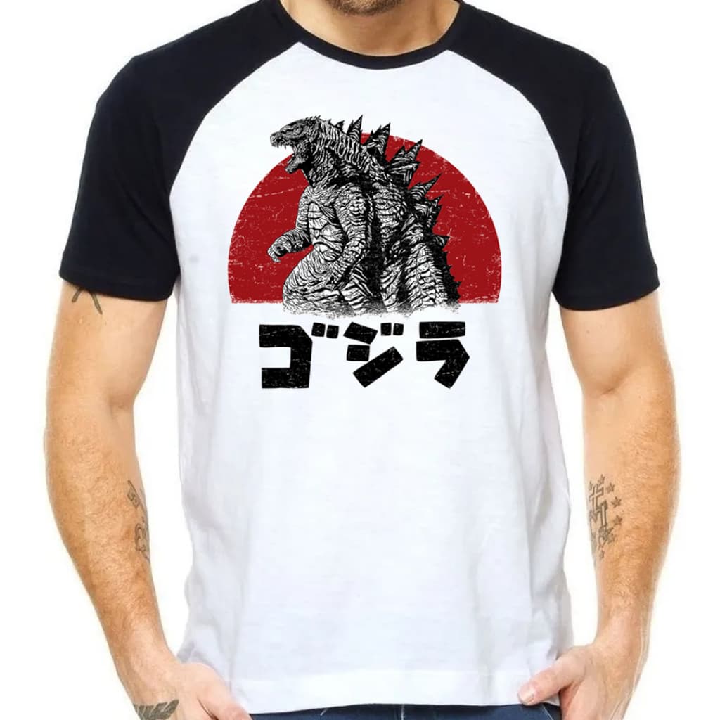 Camiseta Godzilla Gojira UNISSEX 100% Poliéster
