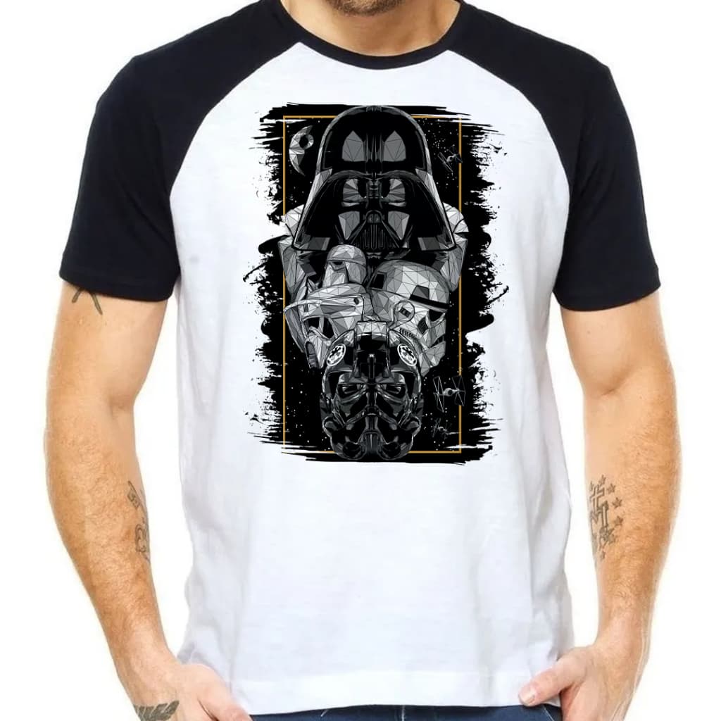 Camiseta Star Wars Darth Vader UNISSEX 100% poliéster