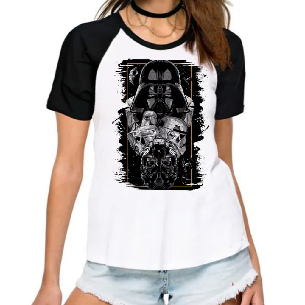 Camiseta Star Wars Darth Vader UNISSEX 100% poliéster
