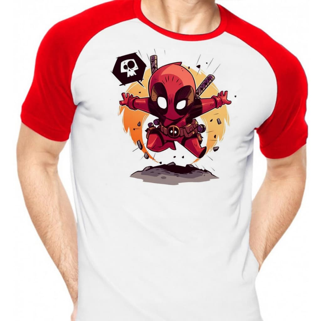 Camiseta Deadpool M02 UNISSEX 100% poliéster