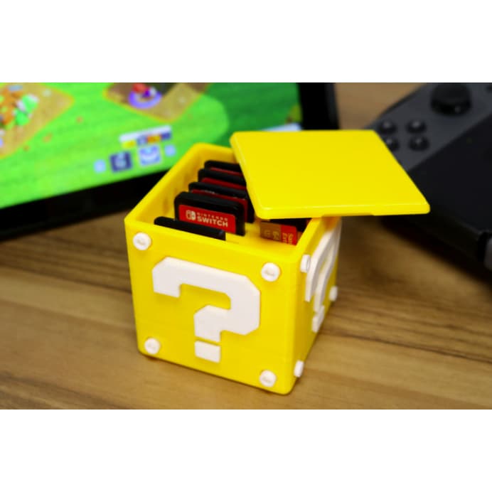 Porta jogos Nintendo switch cubo Mário