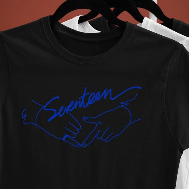 Camiseta Grupo Seventeen Kpop Algodão Unissex