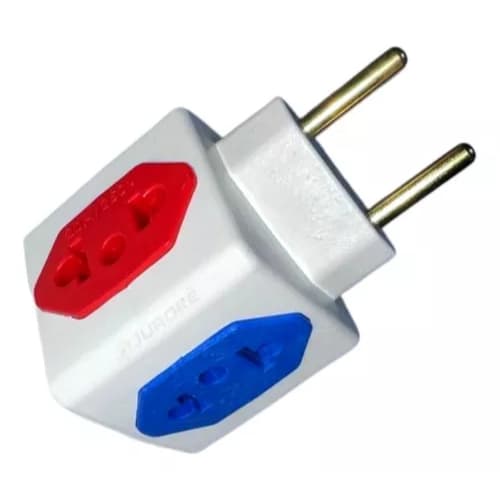 Benjamin Adaptador Tomada 10 Amperes Cubo 3d 4 Entradas 110v/220v