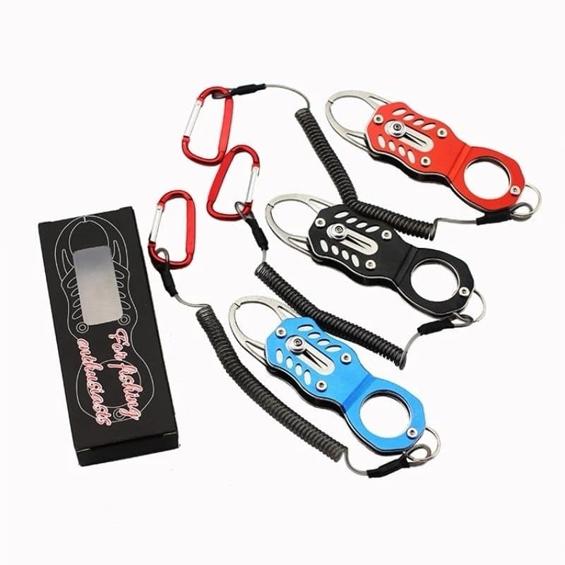 alicate Pegador De Peixe Para Usar Com Controle De Aderência De Pesca Portátil Em Alumínio Anti Perda + spinhel