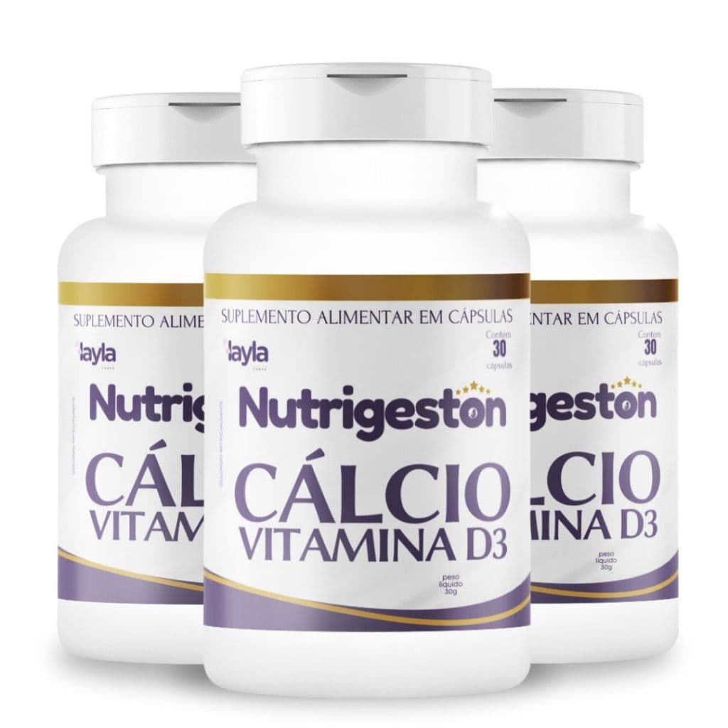 Nutrigeston Cálcio +D3 - Leve para 3 Mês - Vitaminas para a Mulher