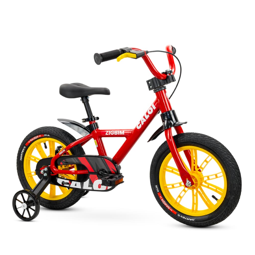 Bicicleta Infantil Menino Menina 4 A 6 Anos Aro 14 Zigbim Caloi