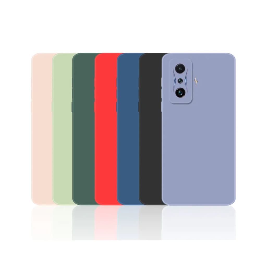 Capa Case de Silicone com Veludo para Poco F4 GT