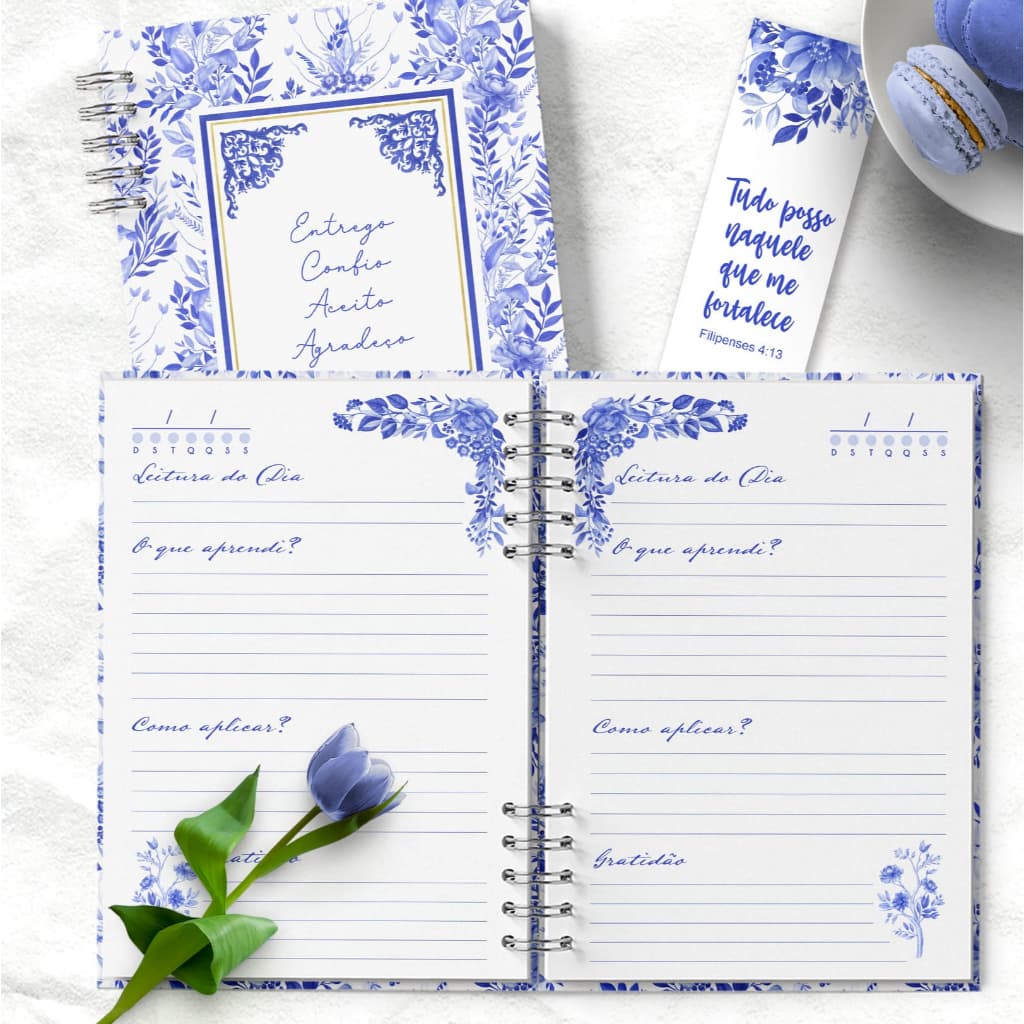 Caderno devocional, personalizado COM NOME DO COMPRADOR, A5, 360 páginas, presente, oração