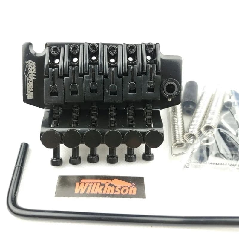 Ponte Wilkinson Floyd Rose, Kit completo Nut 42mm com Bloco 34mm na cor Black.