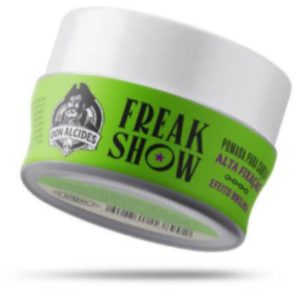 Pomada Para Cabelo Water Soluble Freak Show Don Alcides 40g alta Fixação e Brilho intenso