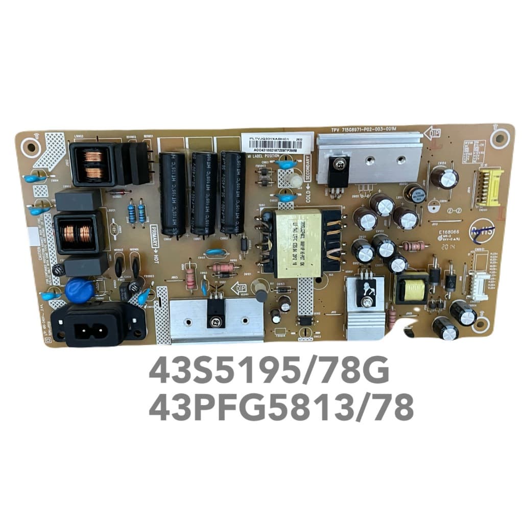 715G8971-P02-003-001 Placa Fonte Aoc / Philips 43S5195/78G* 43S5295/78G 43PFG5813/78