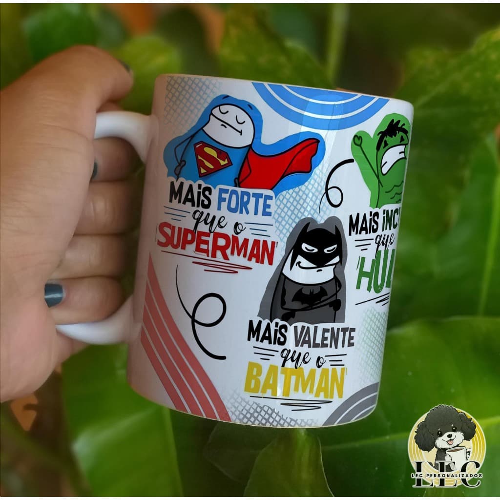 Caneca Personalizada Pai, Você é Meu Super Herói Favorito