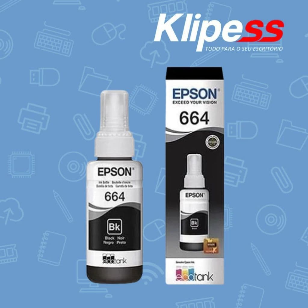 Refil De Tinta Com 70 Ml  T664120  L110/L220/L365/L565/L375/  Epson