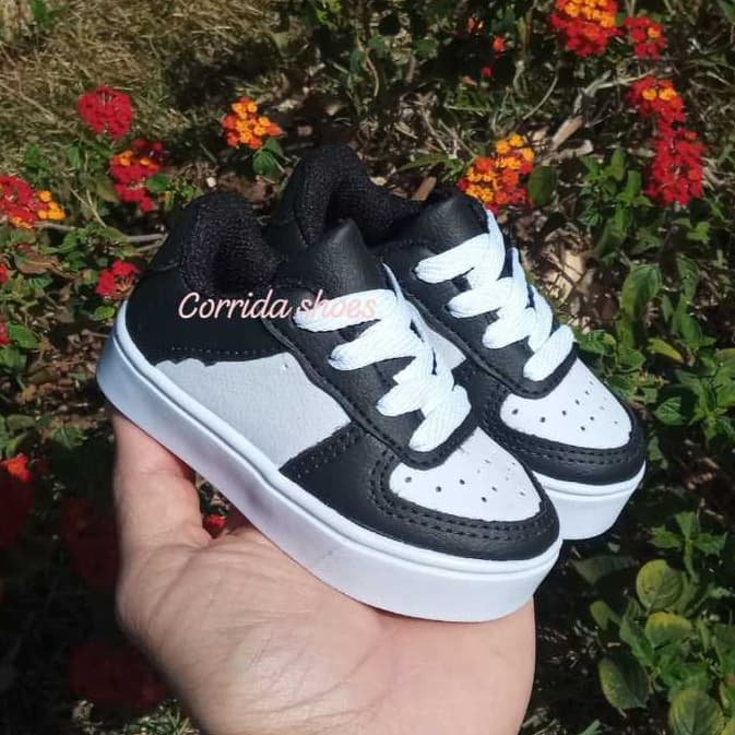 Tênis infantil bebê casual menino calce fácil branco
