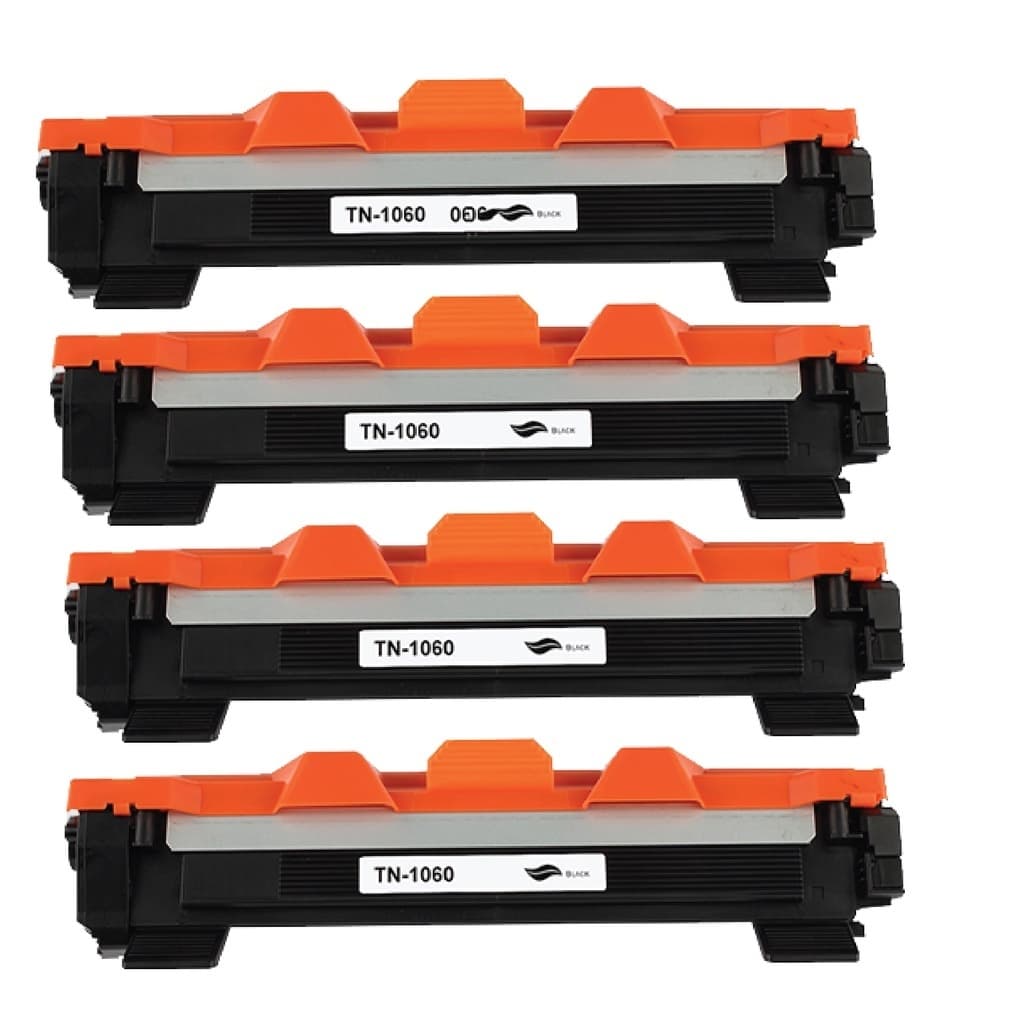 Kit 4 Toner Compatível p/ Brother TN-1060 TN-1000 TN1060 HL-1212w DCP-1617nw HL-1210w MFC-1810e DC