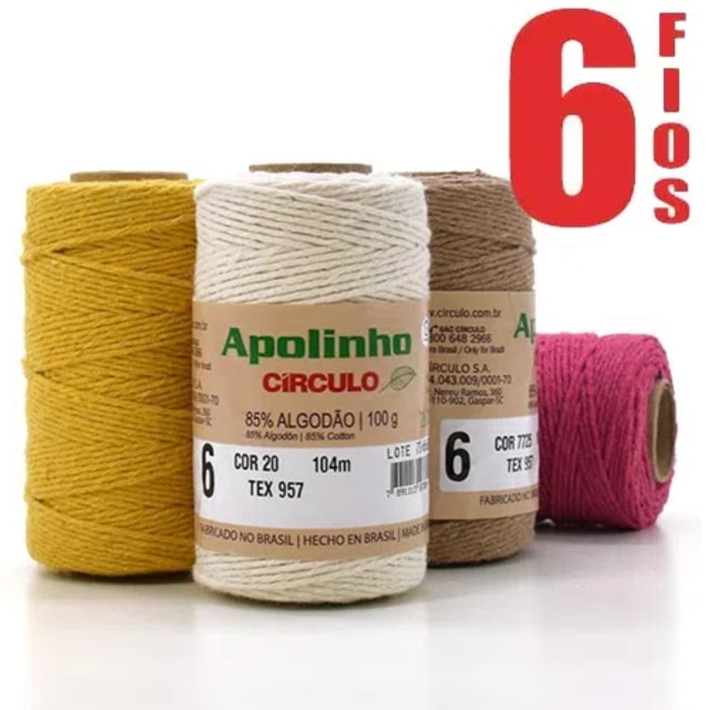 Barbante Apolinho nº 6 100g