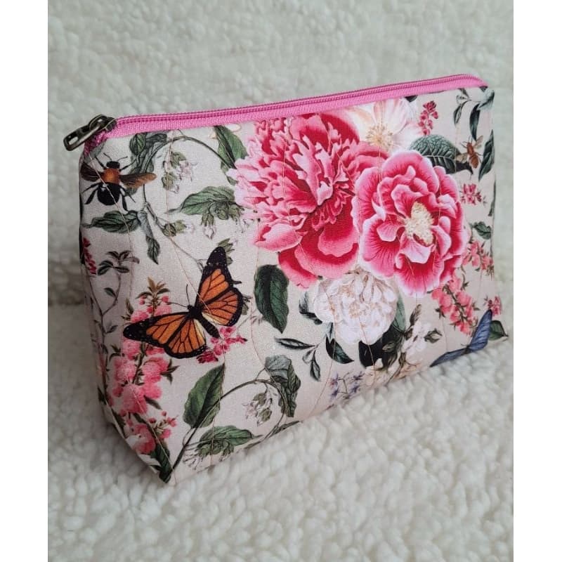 Necessaire Tecido Bolsa Feminina Maquiagem Skincare