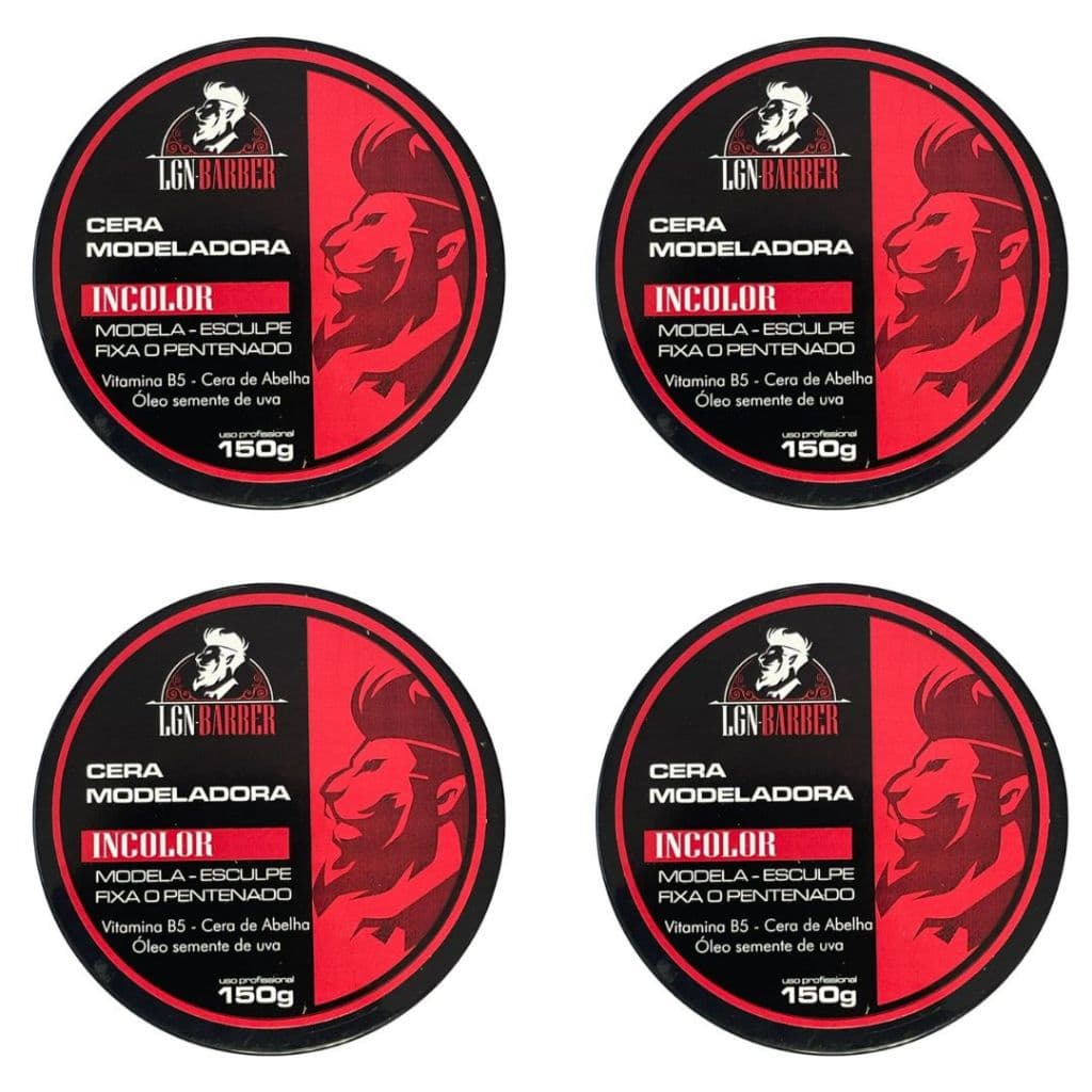 4Un Incolor p/ penteado 150g - LGN Barber(uso masculino)