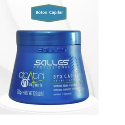 BTX Capilar Cicatri In Organic Sem Formol Botox Capillary - Salles Profissional 300g