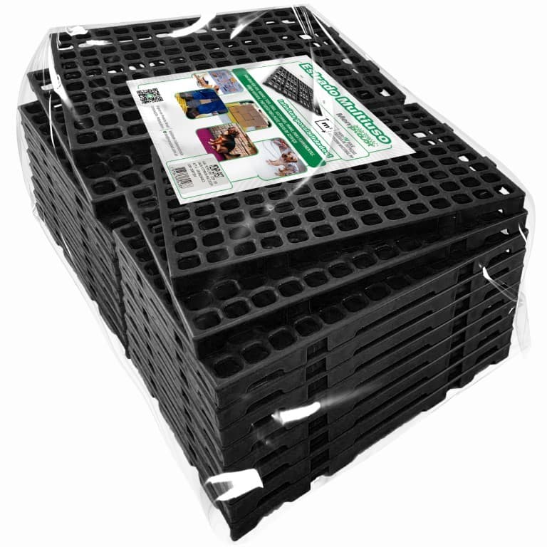 Conjunto de 20 Estrados Multiuso de Plástico Modular Resistente