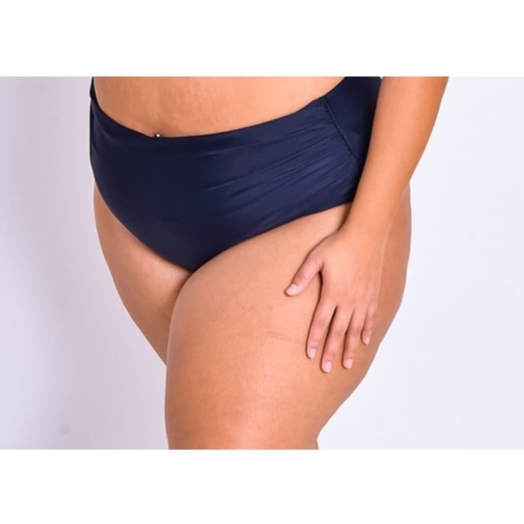 Calcinha de Biquíni Lateral Larga Plus Size Tamanhos 48 50 52 54 56 58 60 62 64