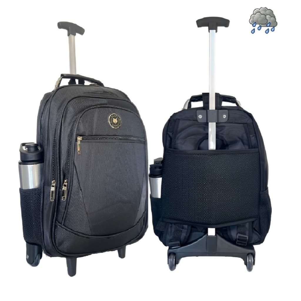 Mochila Bolsa De rodinhas Impermeável escolar faculdade viagens Trabalho Reforçada