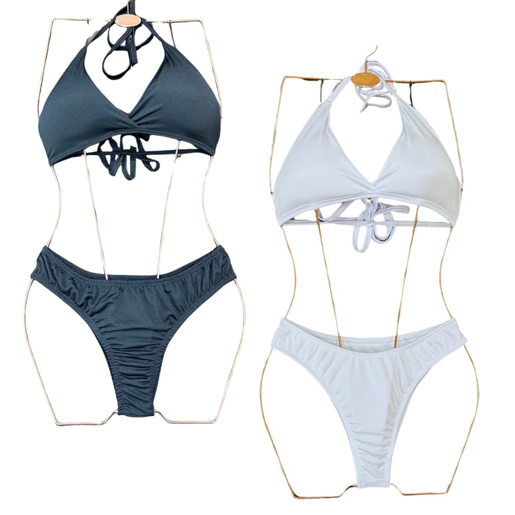 KIT 2 Biquíni Feminino Asa Delta Aviador Com Bojo Feminino Moda Verão