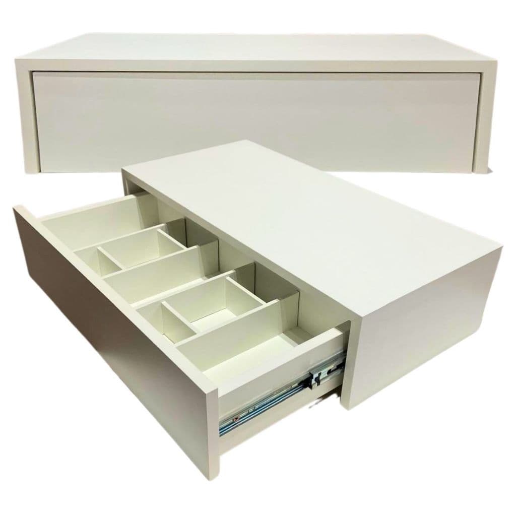 Pendeadeira Suspensa 80cm Gaveta  Divisórias Maquiagem Decorativa  100% MDF Camarim
