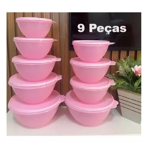 PDA Tigelas Maravilhosa 9 Peças Tupperware