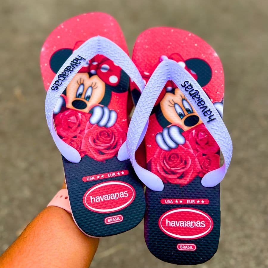 Chinelo Feminino Tira Grossa Desenhos Florais – Looks Verão Lançamento