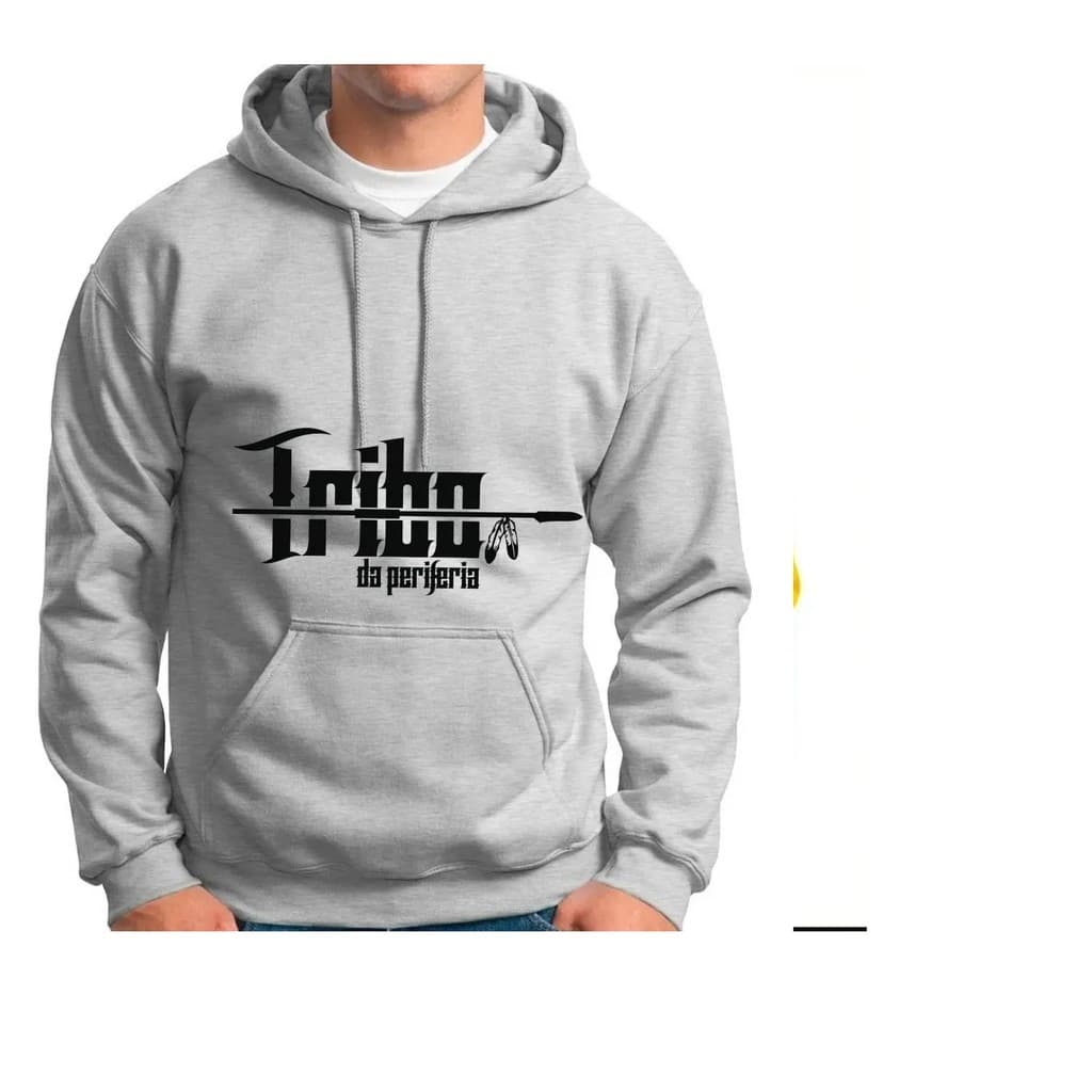 Blusa De Frio Moletom Tribo Da Periferia Rap Hip Hop Casaco