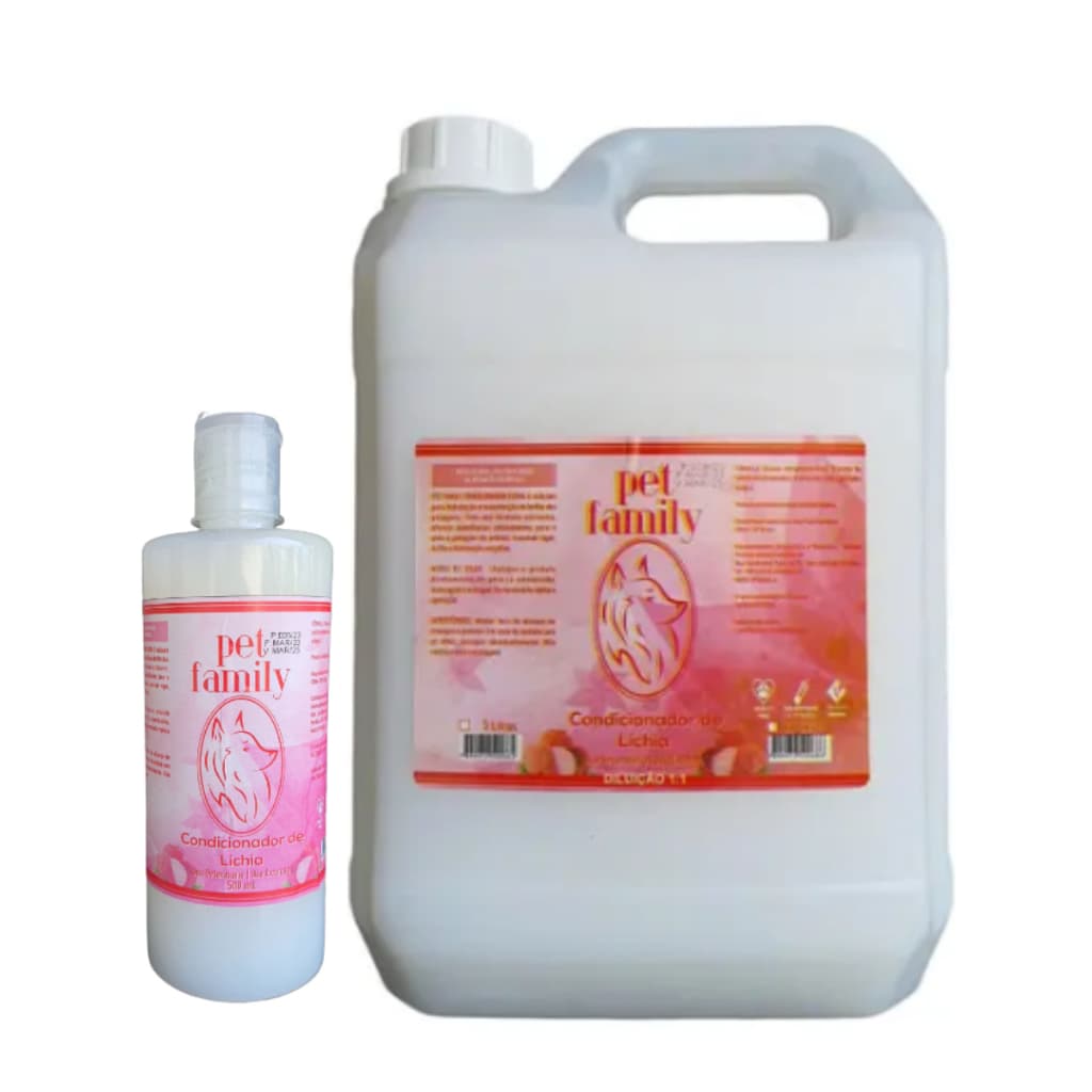 Condicionador Lichia Pet Family para Cães e Gatos 5 litros