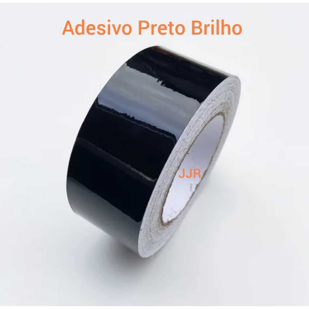 ADESIVO BLACK PIANO 1m x 16cm + brinde, envelopamento carro moto, soleiras, painéis, para - choque, colunas.