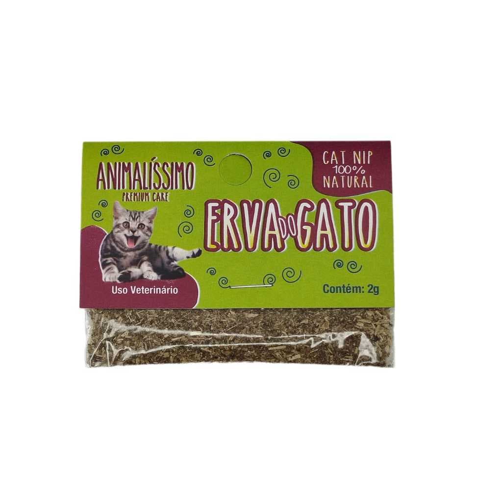 Catnip Erva Do Gato Sachê 2 G Natural Pet Premium Care