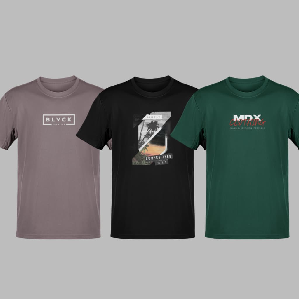 Kit 3 Camisetas Plus Size Grande G1 G2 G3 G4 G5 G6 Envio Rapido
