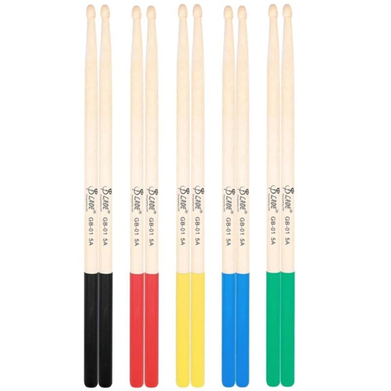 Baquetas de bordo S LADE GB-01 5A designed by USA COM GRIP de borracha para bateria eletrônica e acústica MELHOR PREÇO