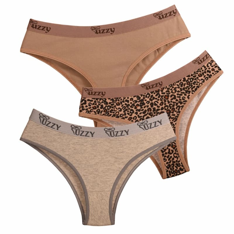 Kit 12 tangas 100% algodão cotton confortável boa elasticidade