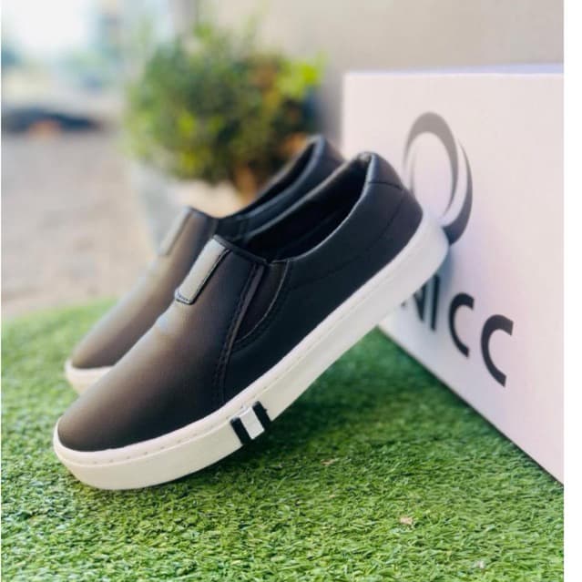 sapatenis masculino sem cadarço sola costurada tenis casual slip on