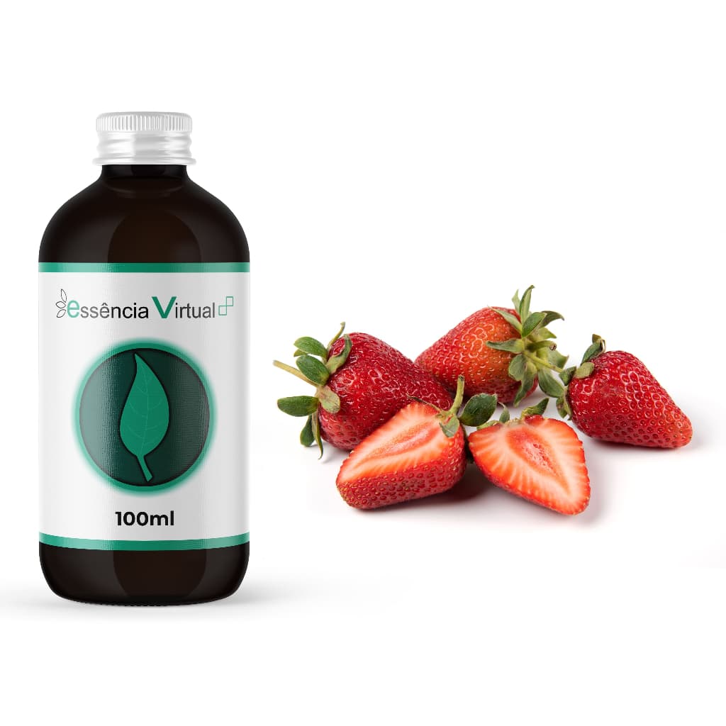 Essência Morango - 100ml - Hidrossolúvel | Essência Virtual