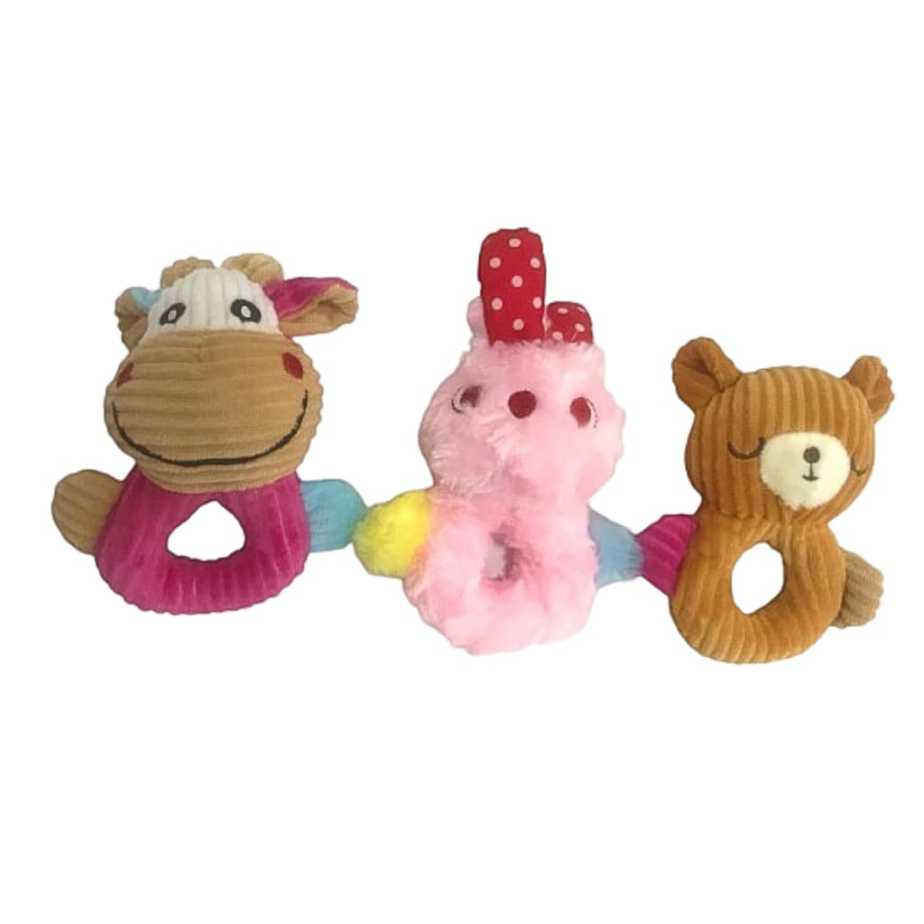 Brinquedo Pet Pelúcia C/ Apito Para Cães Fazendinha